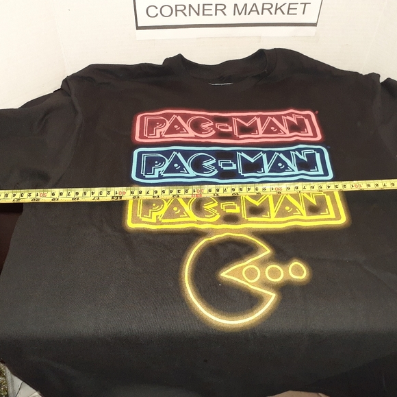 Pacman Vintage Video Game Mens Tshirt Size L - Picture 4 of 7